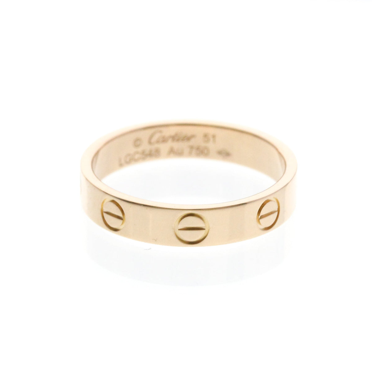 PRE-OWNED Cartier Mini Love · Rose Gold Size 5.75