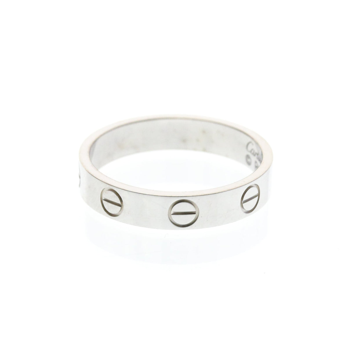 PRE-OWNED Cartier Mini Love · 18K White Gold