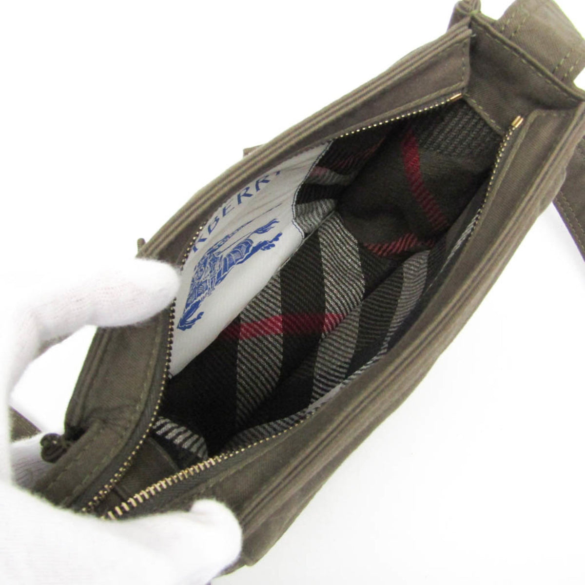 PRE-OWNED Burberry Mini Trench Tote · Canvas