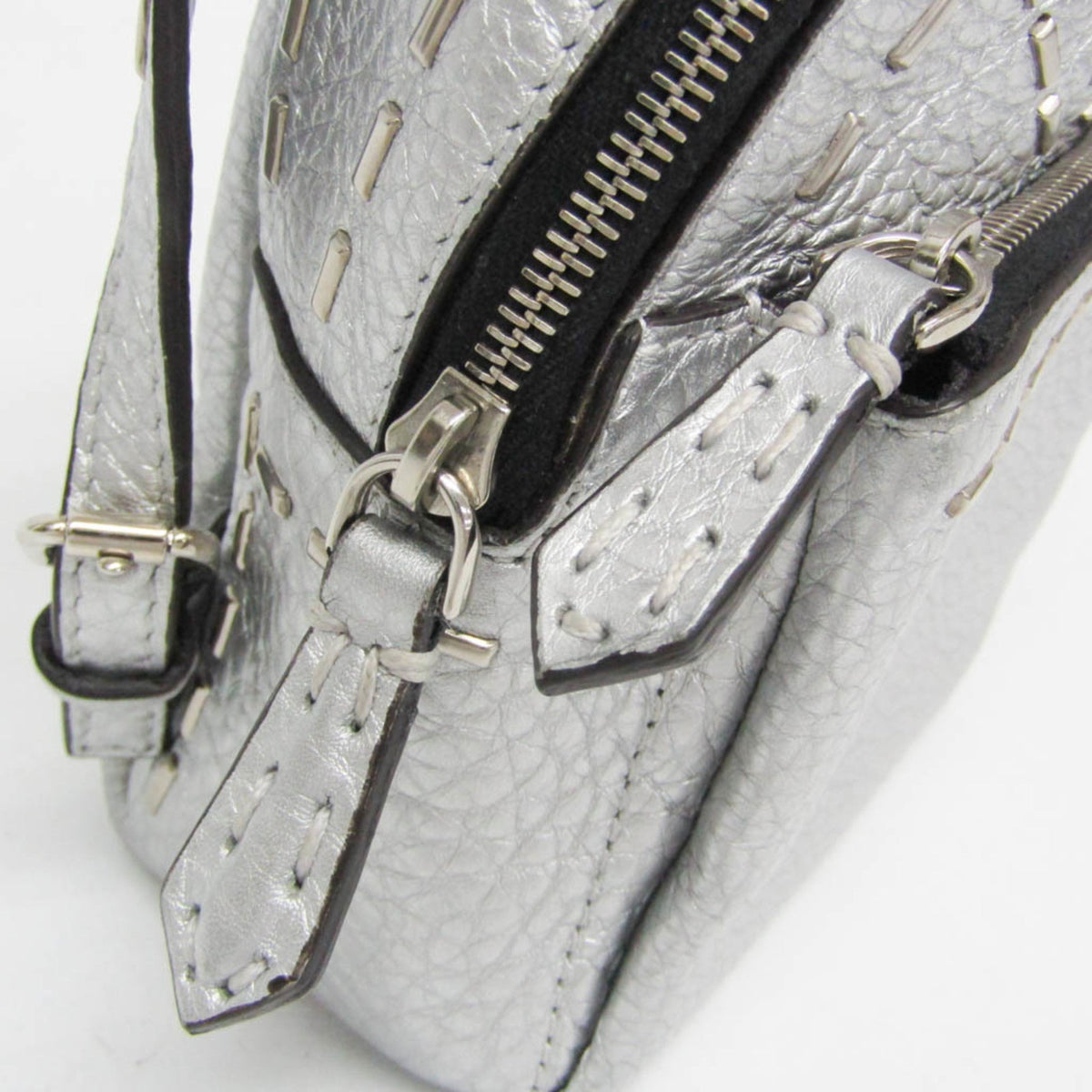 PRE-OWNED Fendi Selleria · Leather Pouch