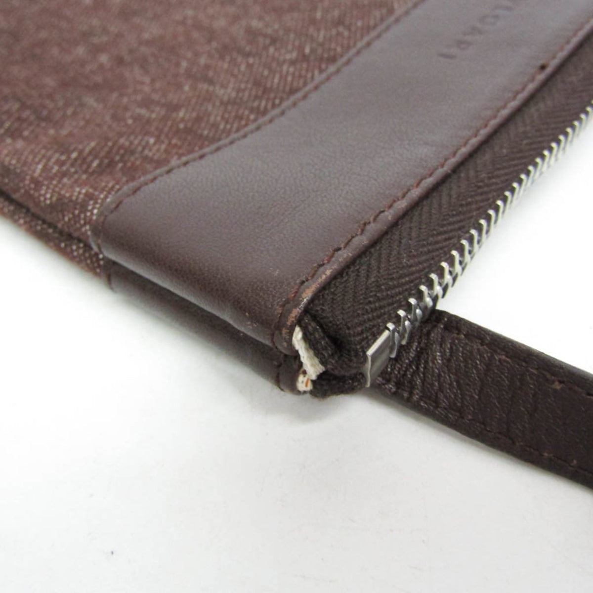 PRE-OWNED Bvlgari Logomania · Crossbody Pouch · Denim