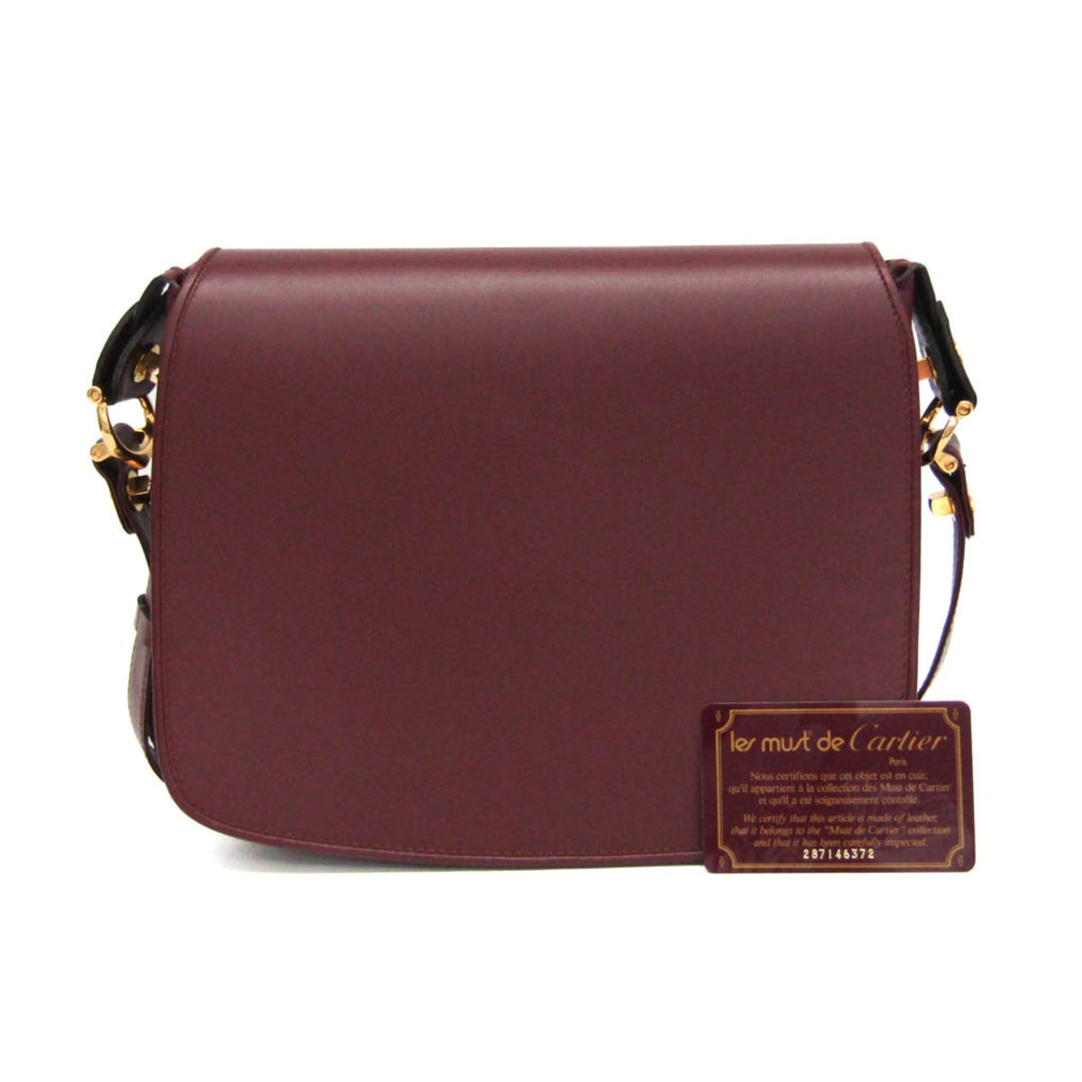 PRE-OWNED Cartier Must · Messenger Bag · Leather