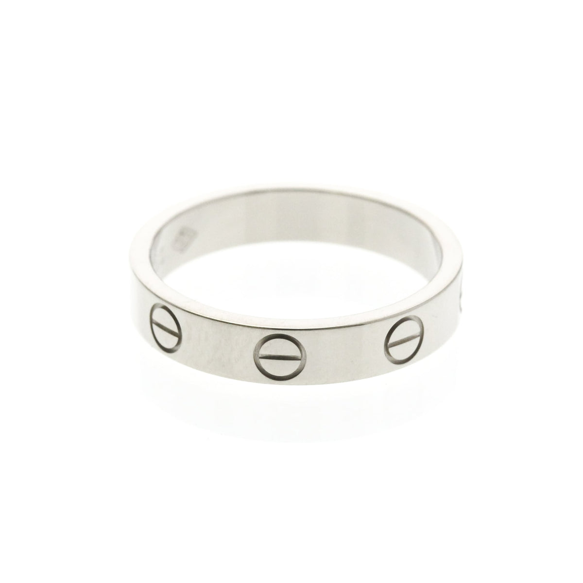 PRE-OWNED Cartier Mini Love · 18K White Gold