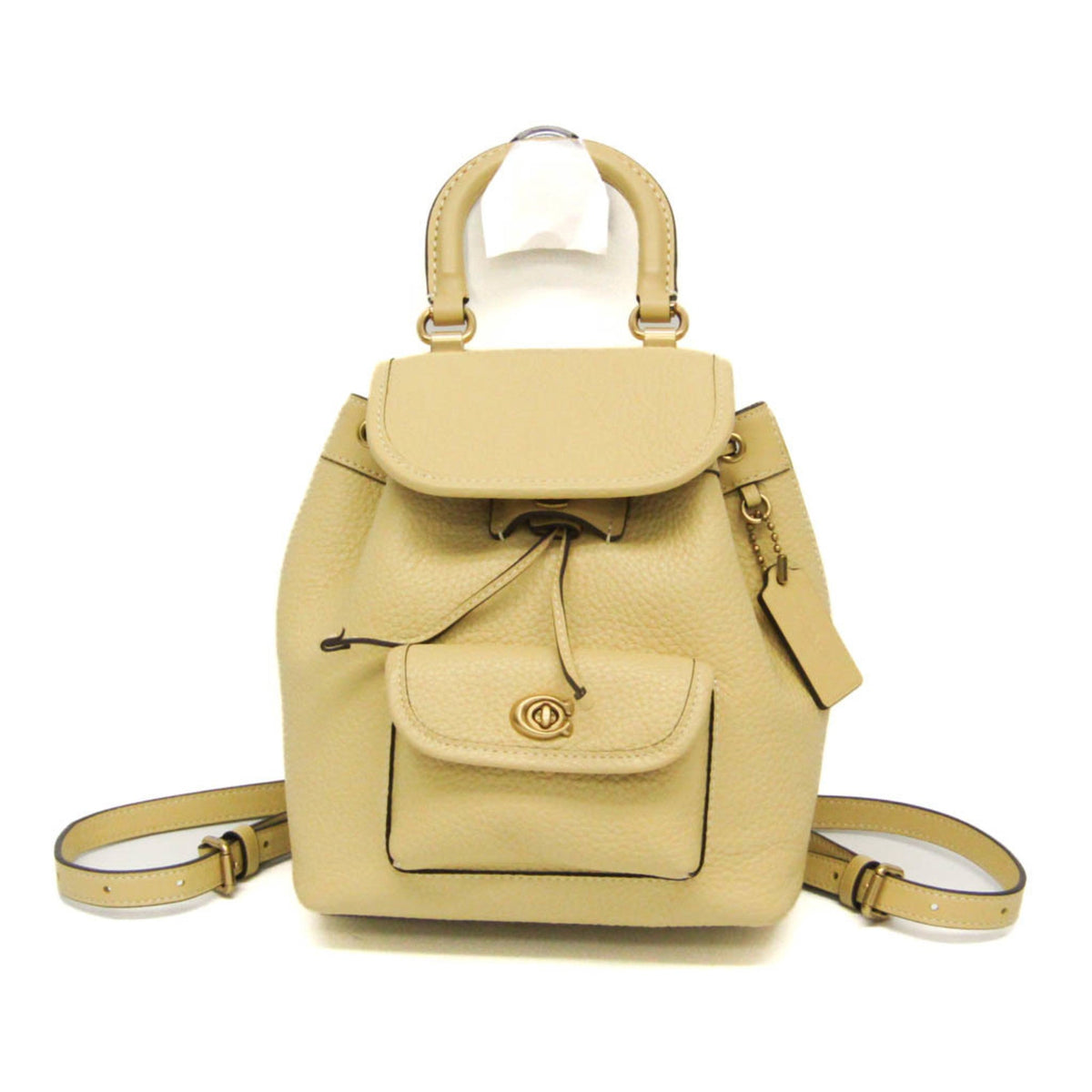 PRE-OWNED Coach Leah · Leather Backpack