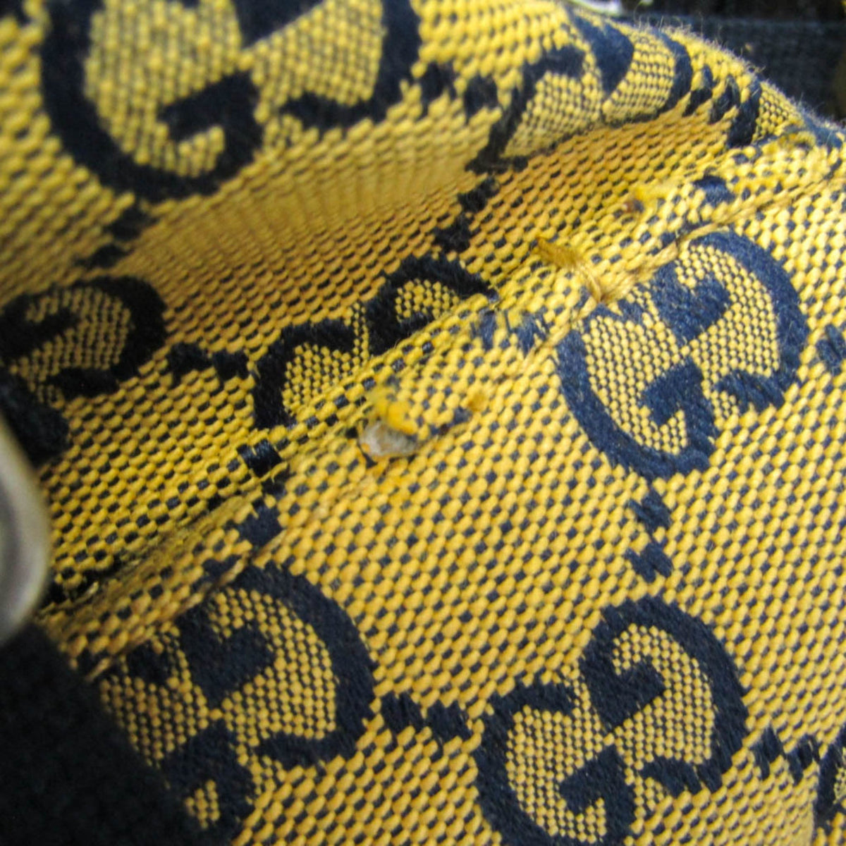 PRE-OWNED Gucci GG Canvas · Heart Patch Backpack