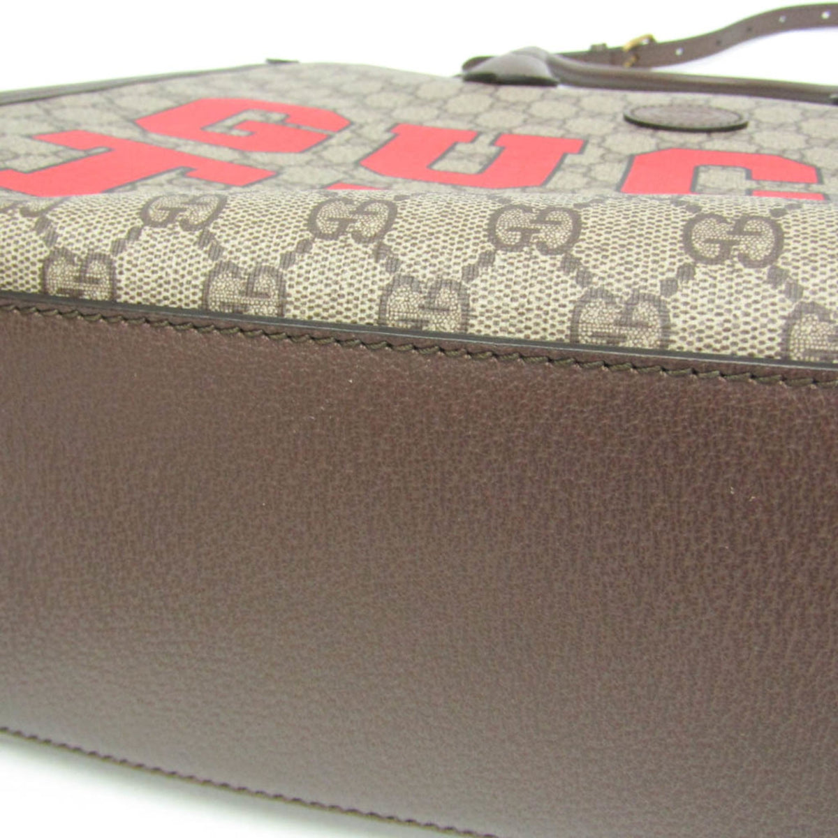 PRE-OWNED Gucci Interlocking · Tiger Tote · GG Supreme
