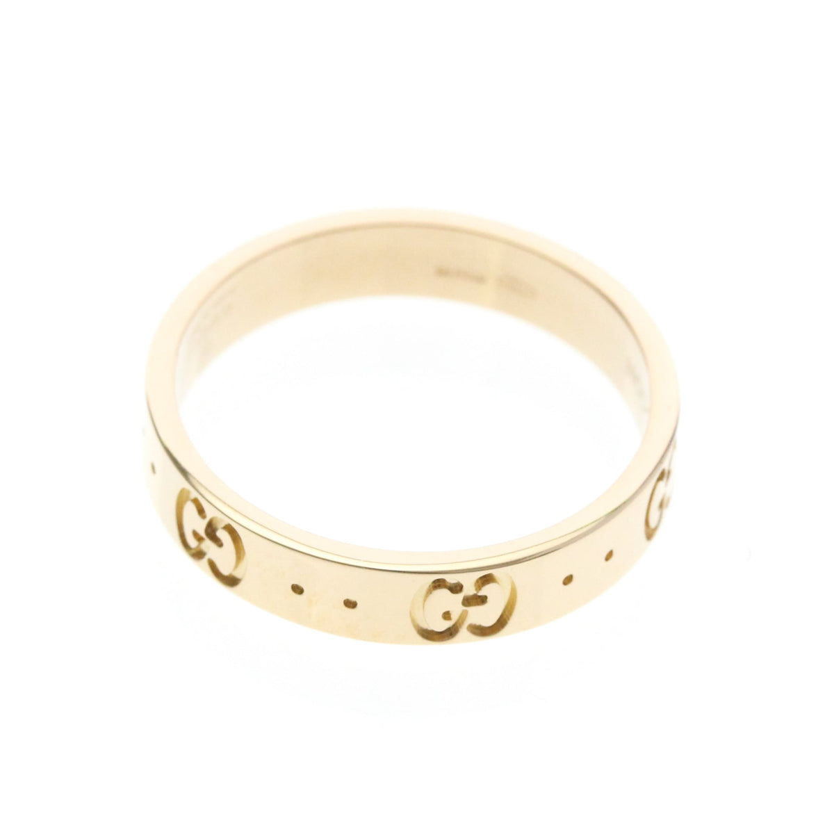 PRE-OWNED Gucci Icon · Rose Gold Size 8
