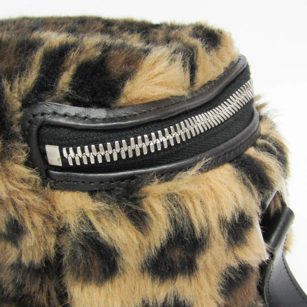 PRE-OWNED Celine Fluffy Box · Leopard Faux Fur