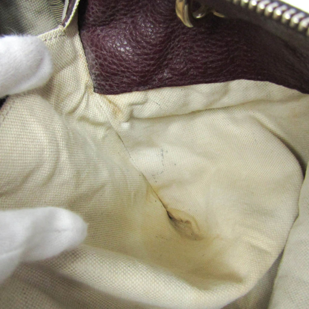 PRE-OWNED Gucci Bamboo · Leather Handbag