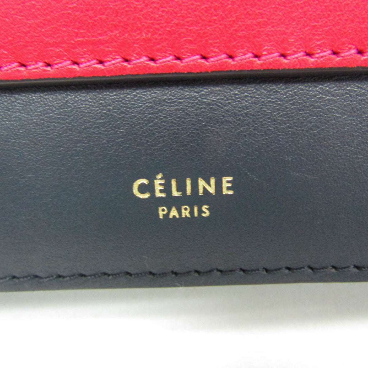 PRE-OWNED Celine Chain Flap · Tricolor Leather