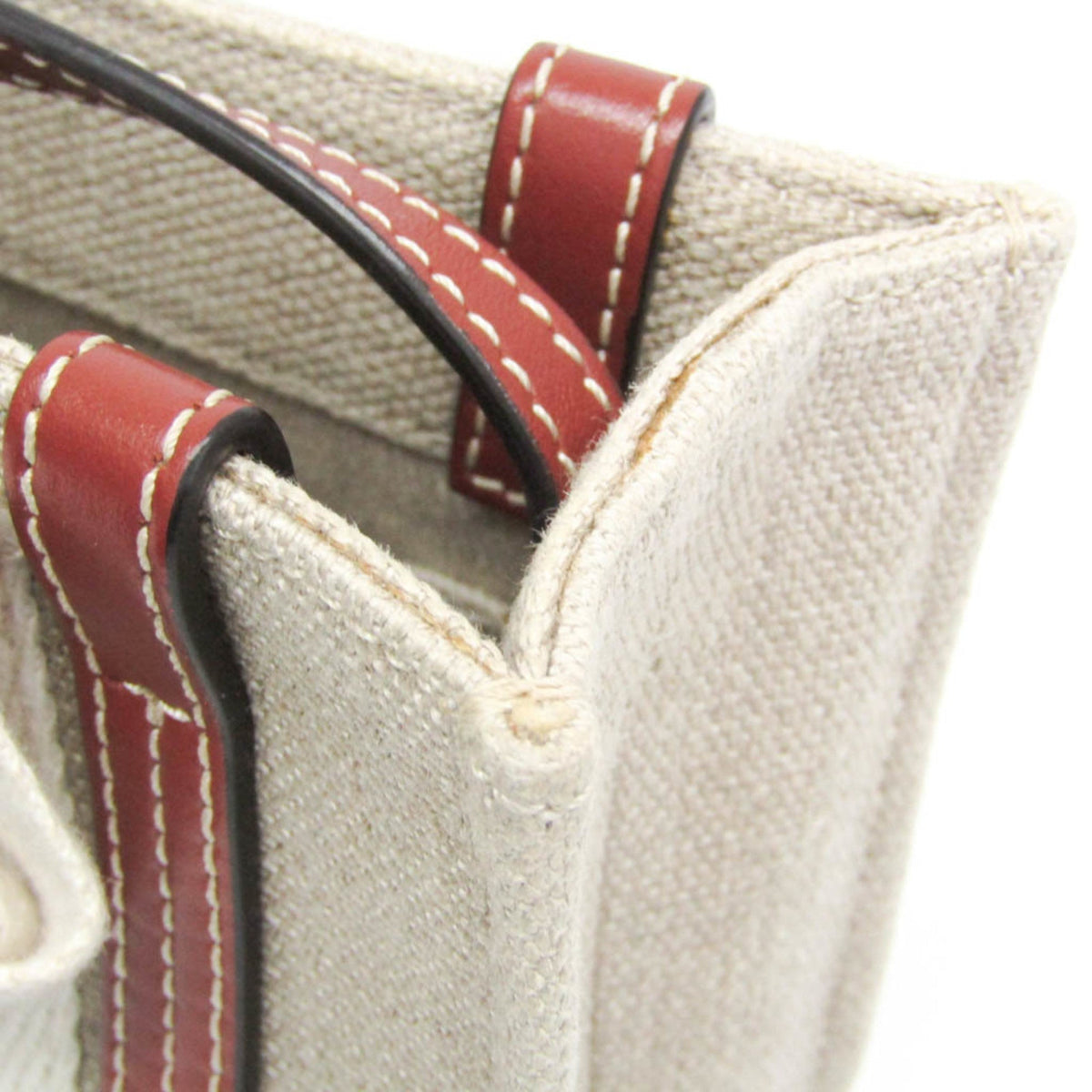 PRE-OWNED Chloé Woody Mini · Canvas & Leather