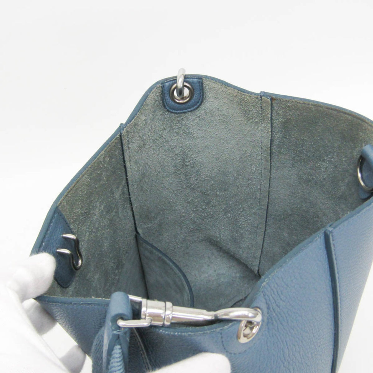 PRE-OWNED Celine Sangle Small Bucket · Leather