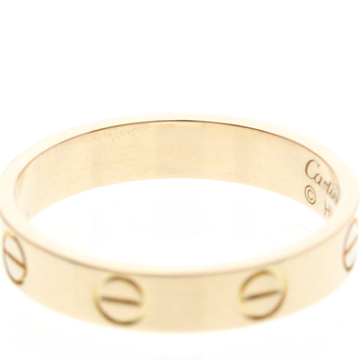 PRE-OWNED Cartier Mini Love · Rose Gold Size 6.25