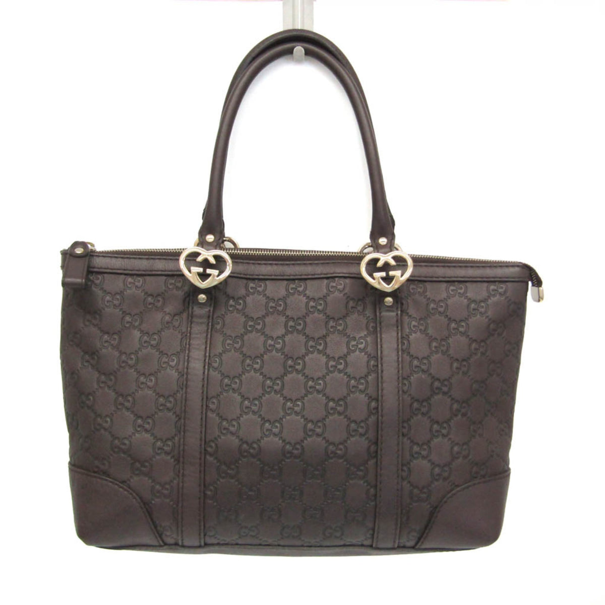 PRE-OWNED Gucci Guccissima · Embossed Leather Tote