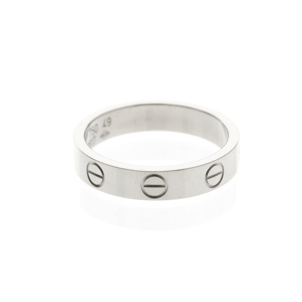 PRE-OWNED Cartier Mini Love · 18K White Gold