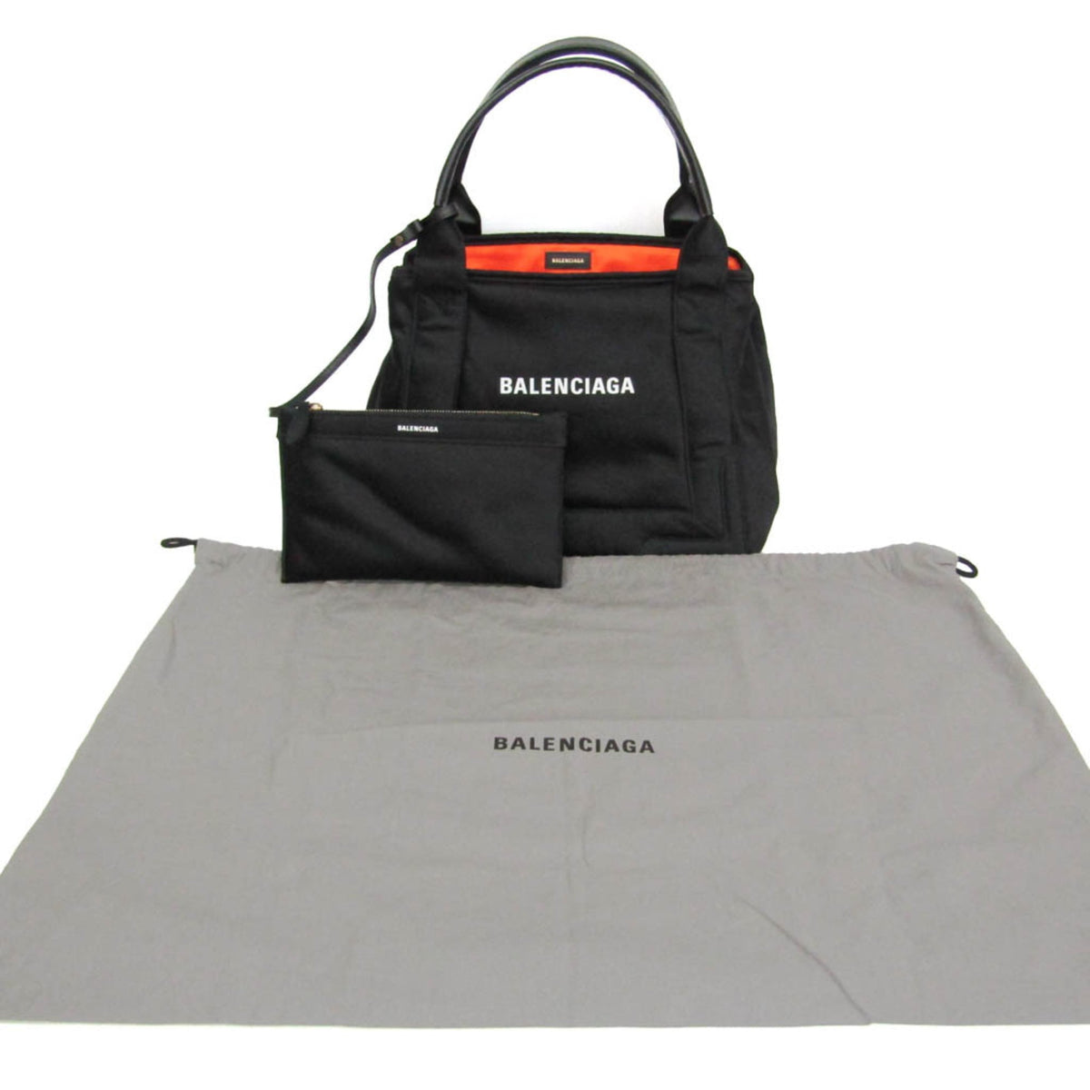 PRE-OWNED Balenciaga Navy Cabas S · Calfskin