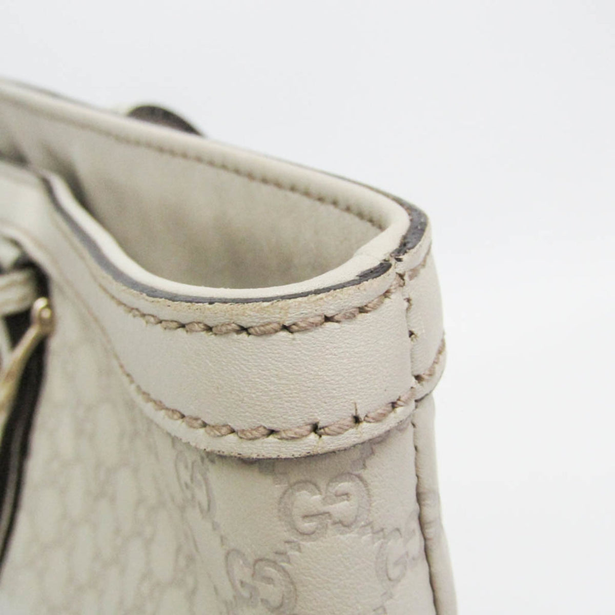 PRE-OWNED Gucci Guccissima · Embossed Leather Tote
