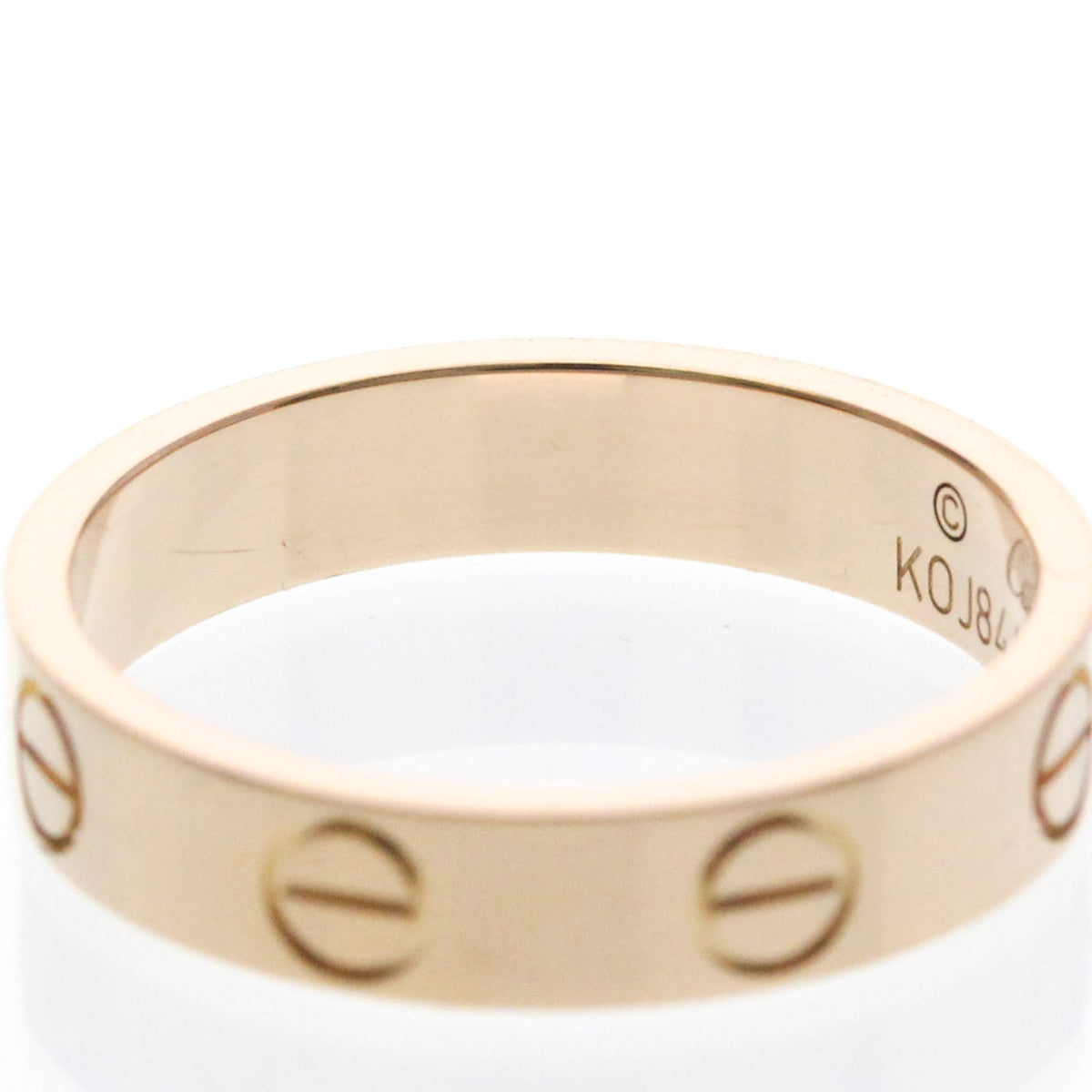 PRE-OWNED Cartier Mini Love · Rose Gold Size 4.75