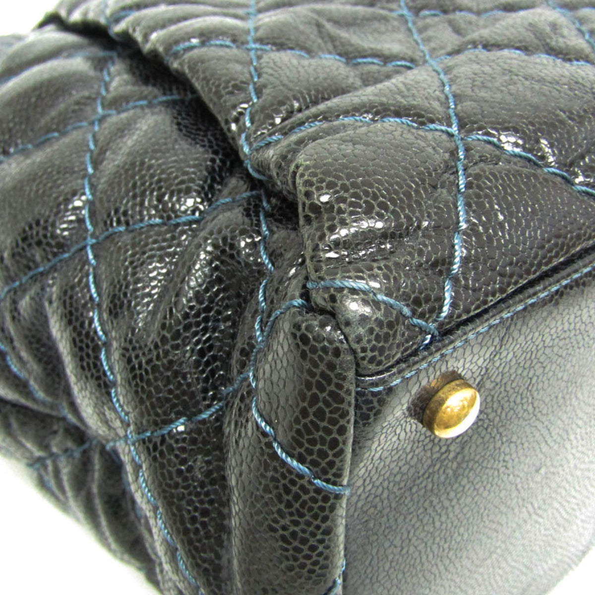 PRE-OWNED Chanel Matelasse Chain · Grained Calfskin