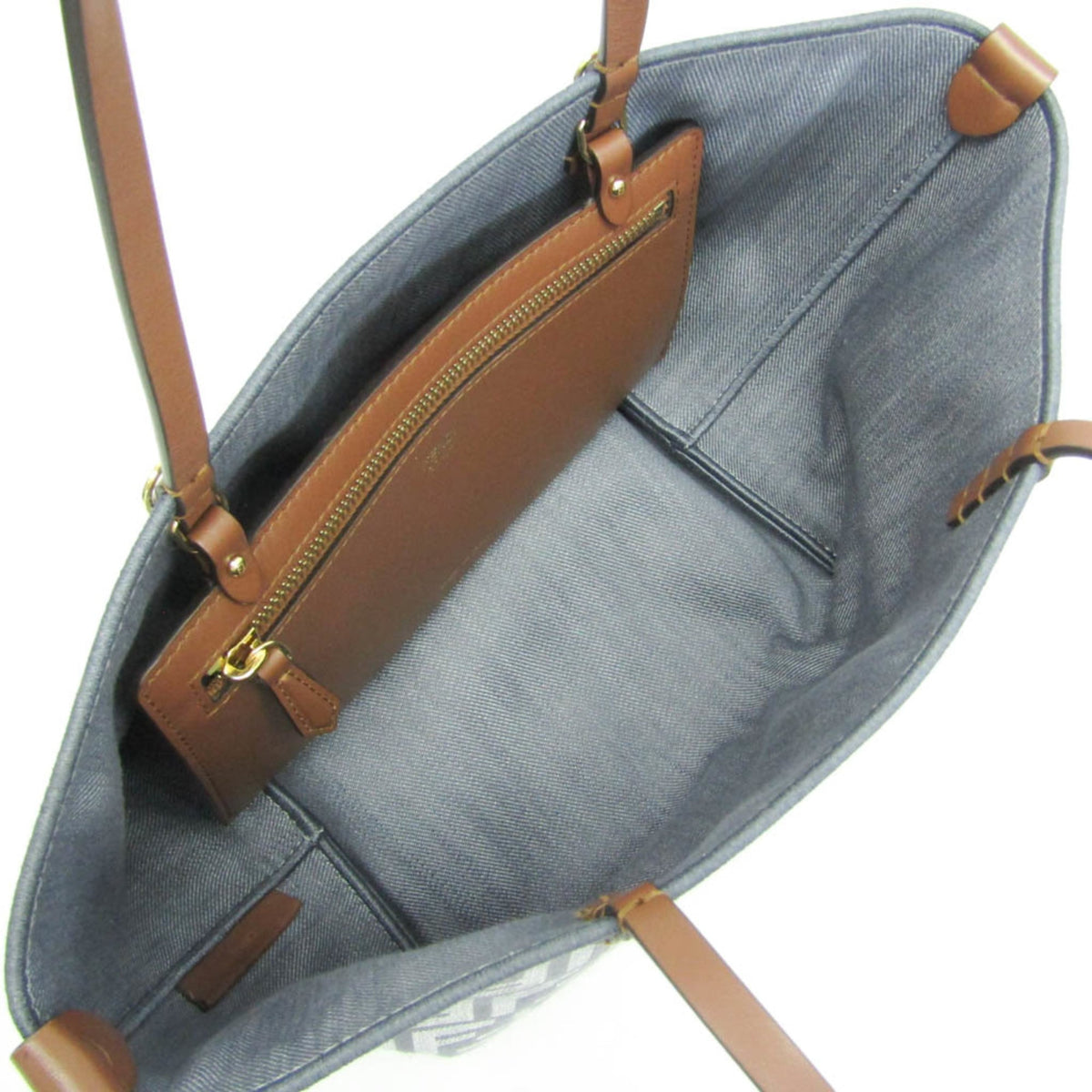 PRE-OWNED Fendi Roll · Reversible Canvas Tote