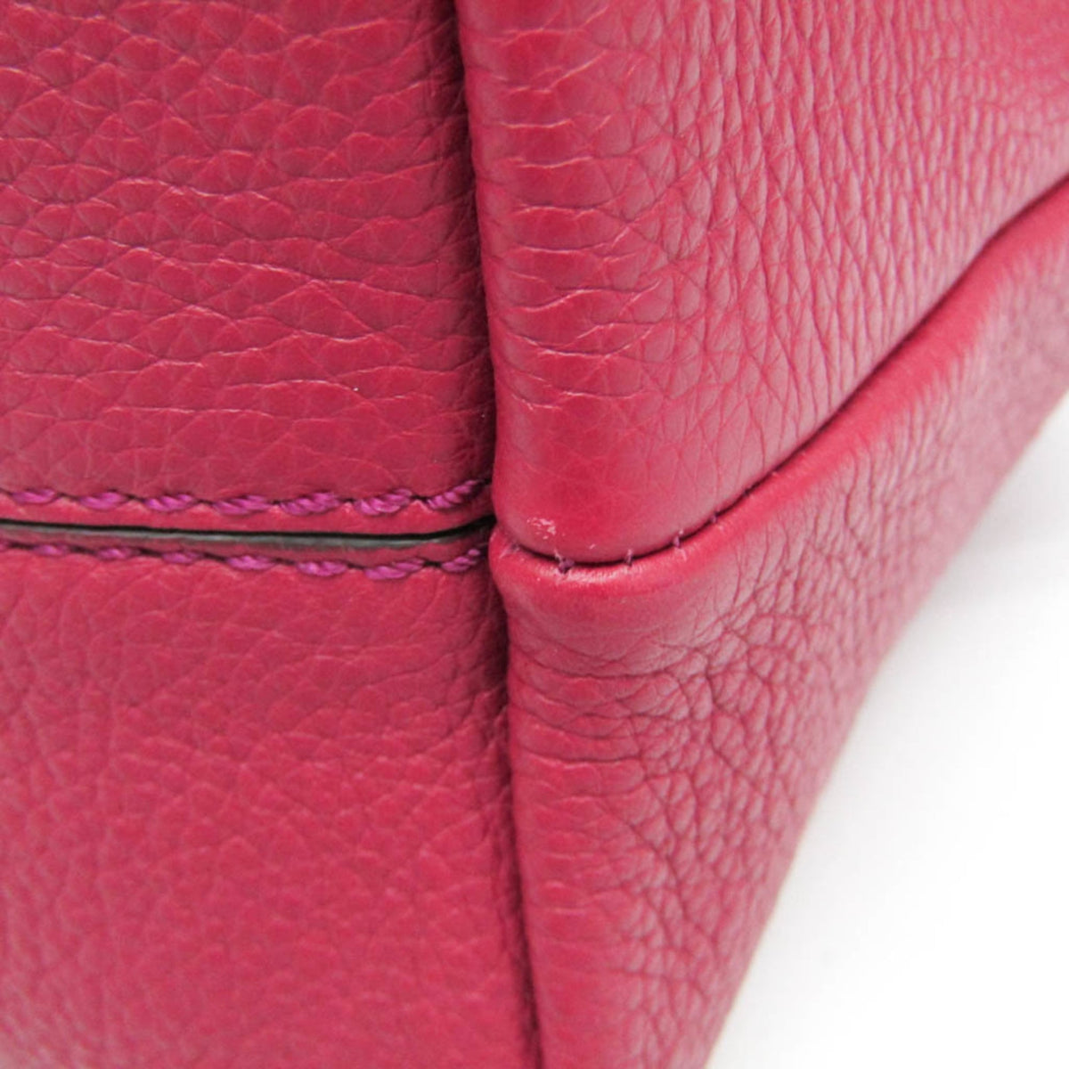 PRE-OWNED Fendi · Leather Handbag · Bordeaux