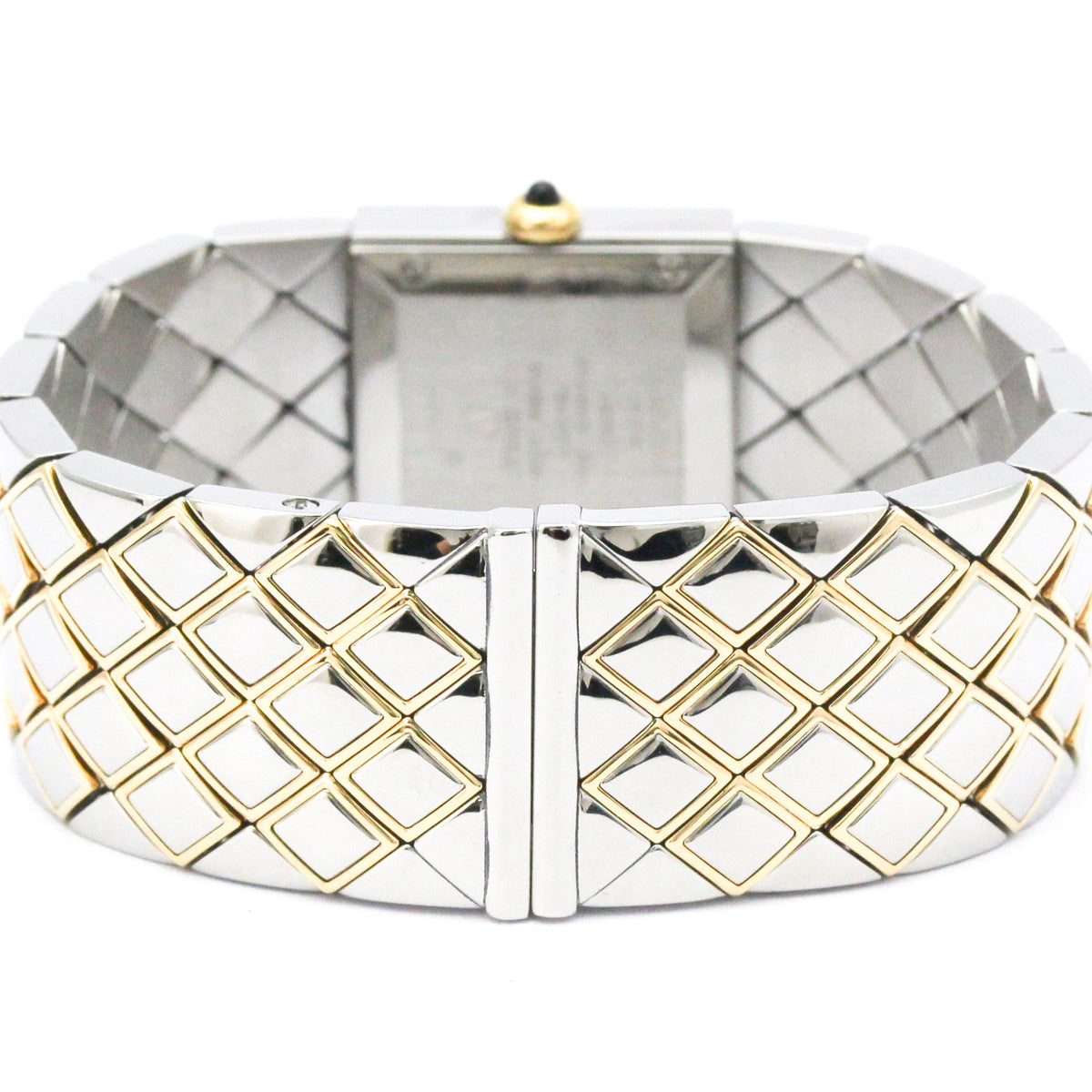 PRE-OWNED Chanel Matelasse · 18K Yellow Gold · Steel