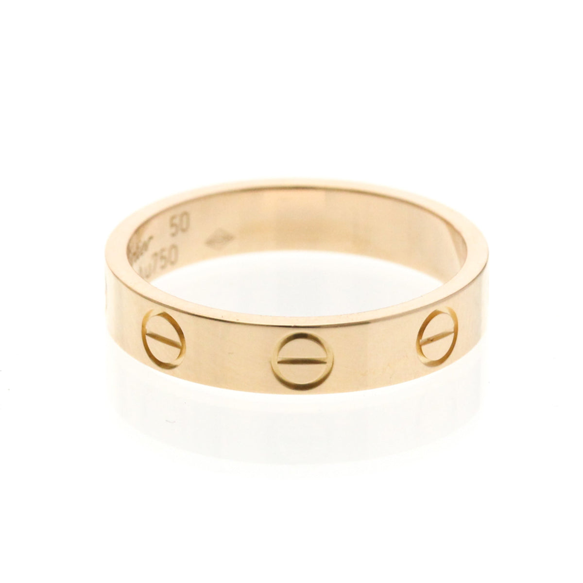 PRE-OWNED Cartier Mini Love · Rose Gold Size 5.5