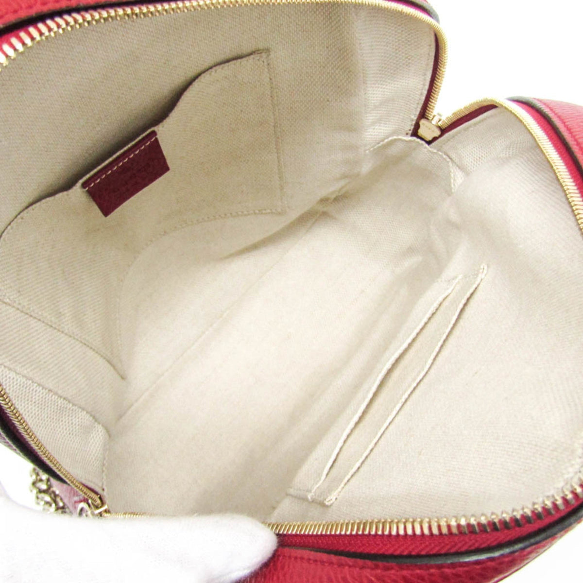 PRE-OWNED Gucci Soho · Interlocking G · Leather Backpack