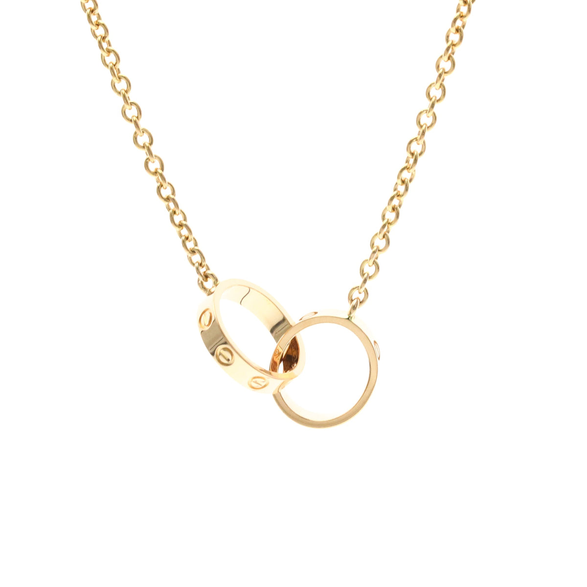 PRE-OWNED Cartier Baby Love Necklace · Rose Gold