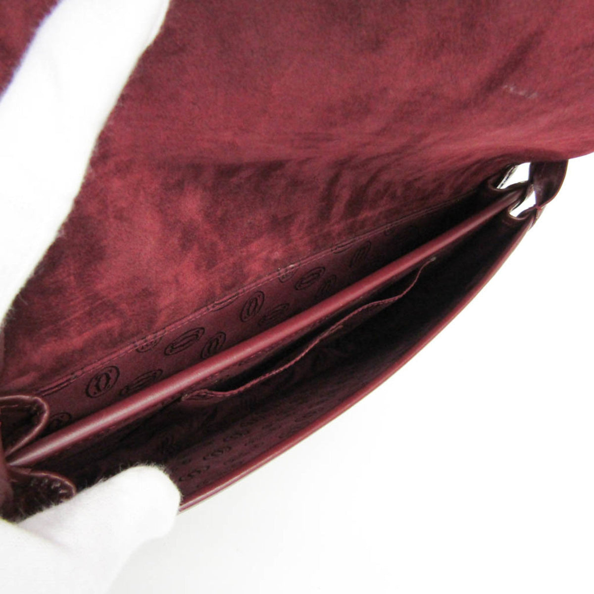 PRE-OWNED Cartier Must · Suede Flap Shoulder