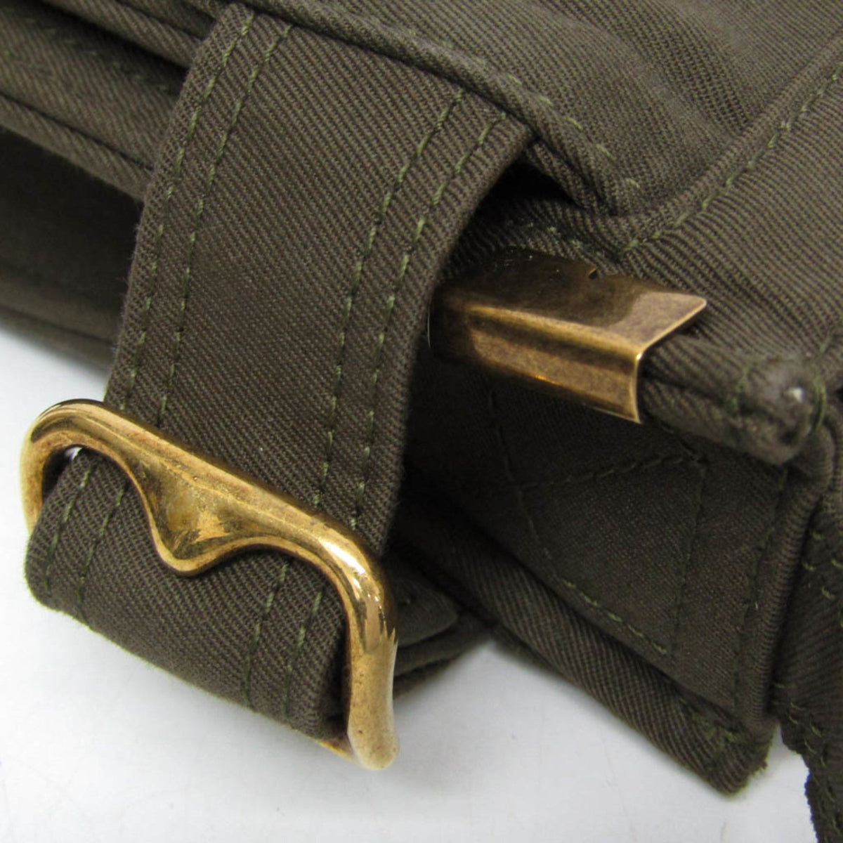 PRE-OWNED Burberry Mini Trench Tote · Canvas