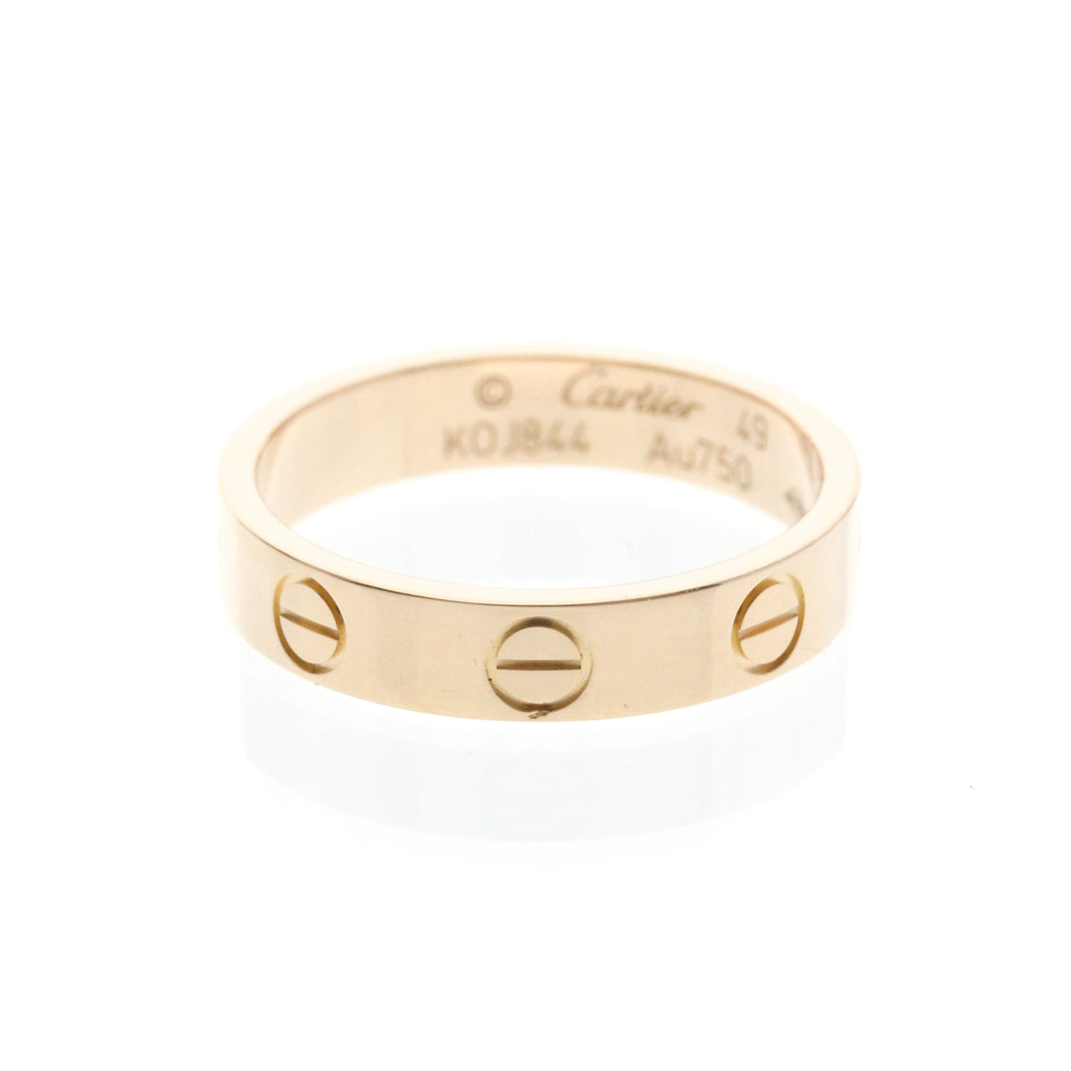 PRE-OWNED Cartier Mini Love · Rose Gold Size 4.75