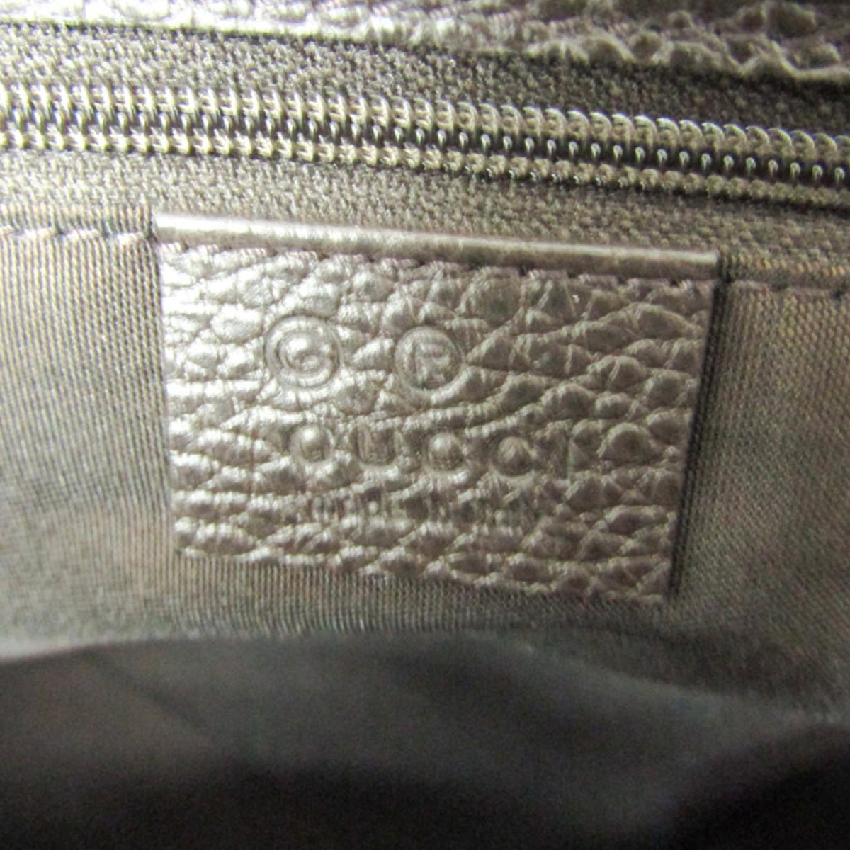 PRE-OWNED Gucci Nubuck Leather Tote