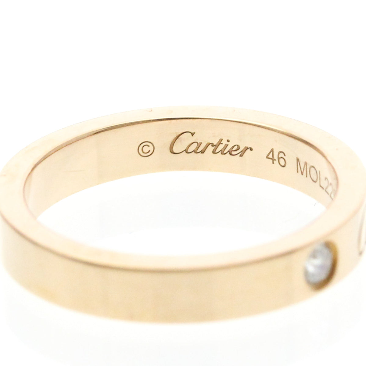 PRE-OWNED Cartier C de Cartier · Diamond · Rose Gold