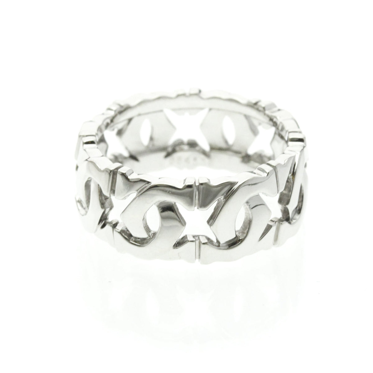 PRE-OWNED Cartier Entrelacé · 18K White Gold
