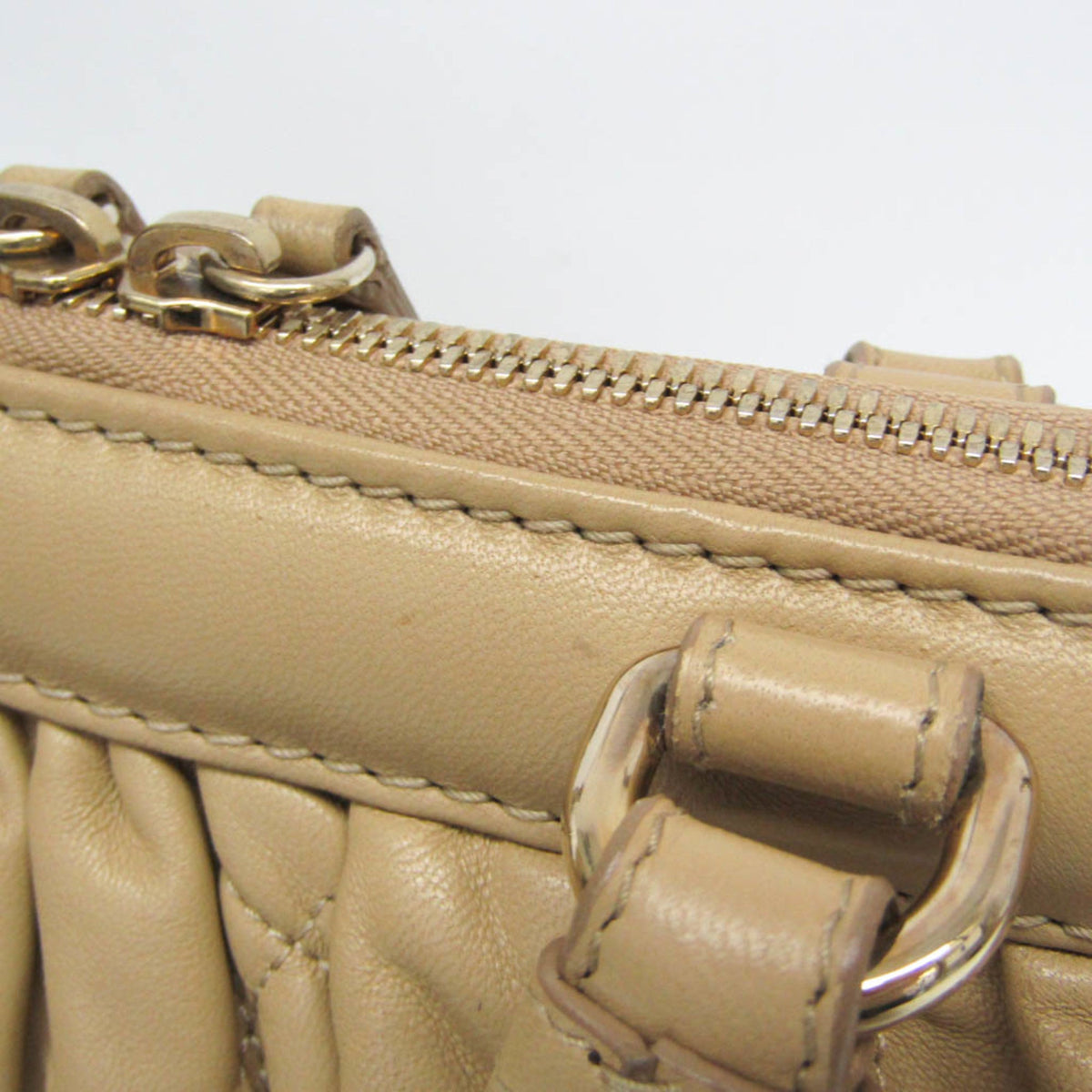 PRE-OWNED Christian Dior Gaufré · Lambskin