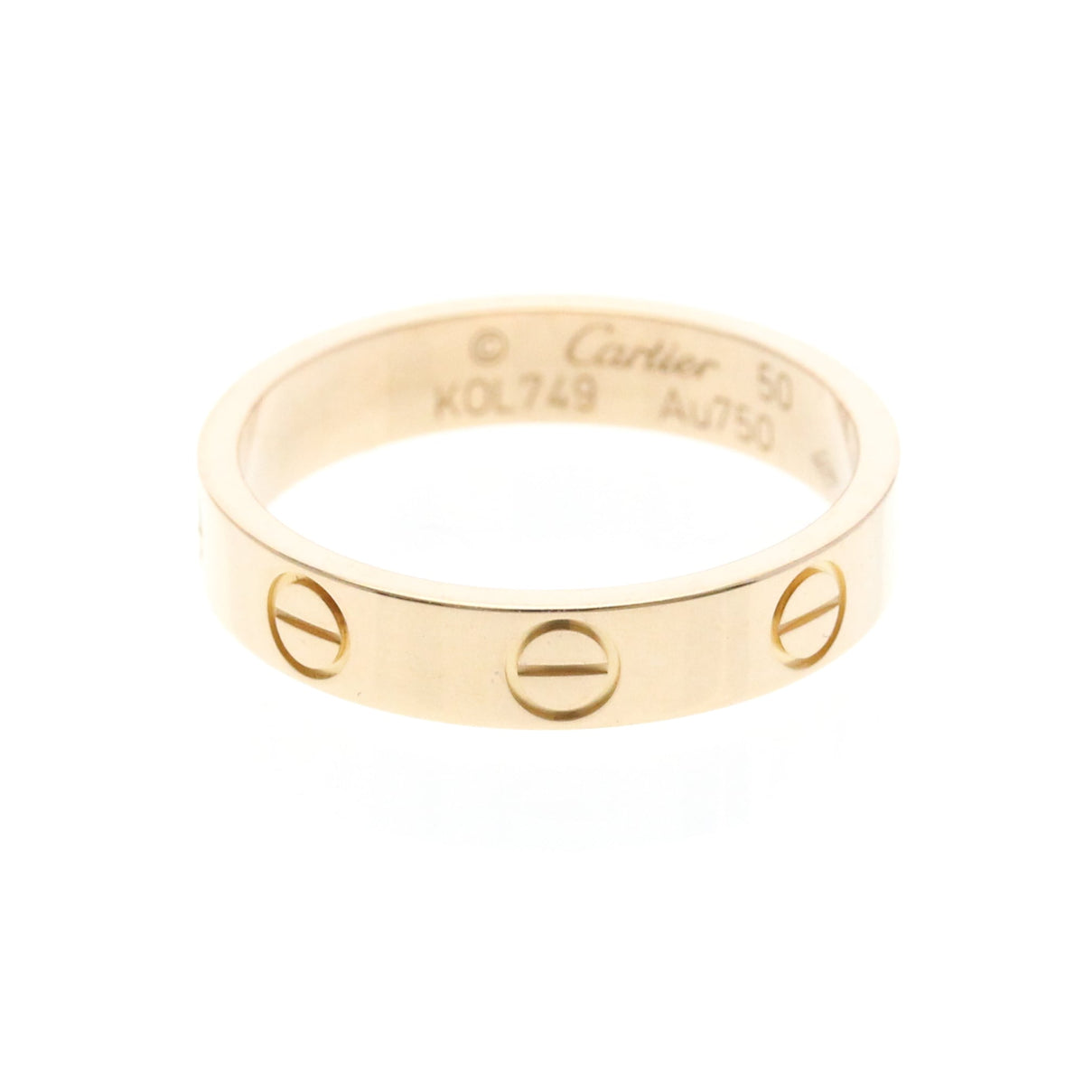 PRE-OWNED Cartier Mini Love · Rose Gold Size 5.25
