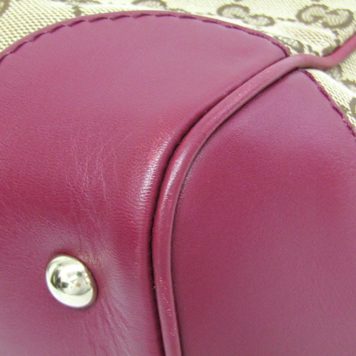 PRE-OWNED Gucci GG Canvas Mayfair · Ribbon Detail