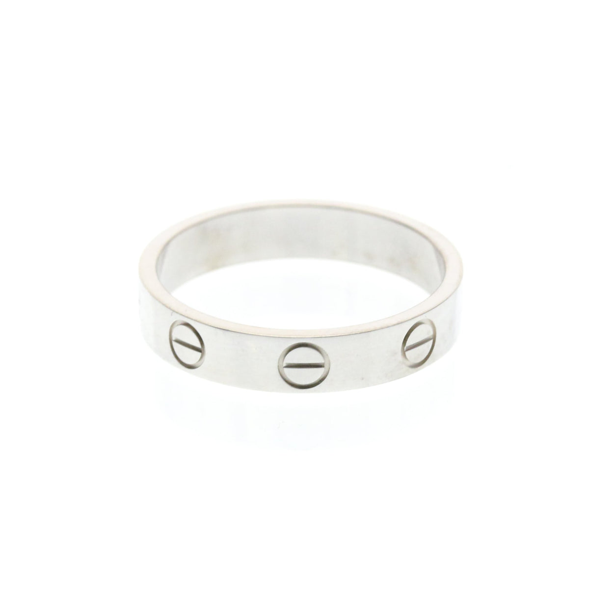 PRE-OWNED Cartier Mini Love · 18K White Gold