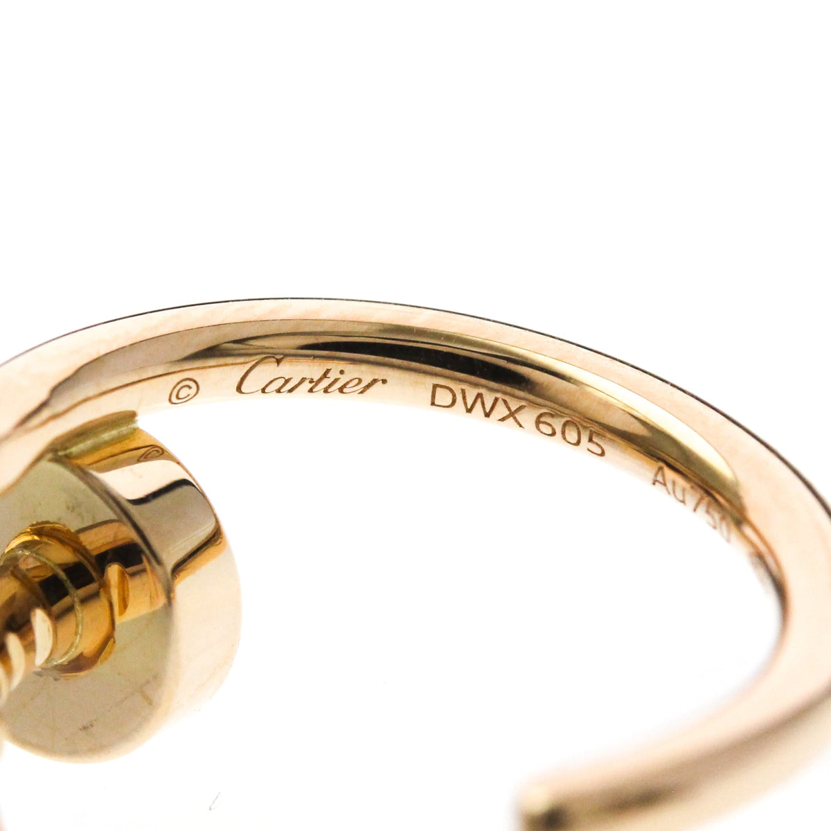 PRE-OWNED Cartier Juste Un Clou · Rose Gold · Earrings