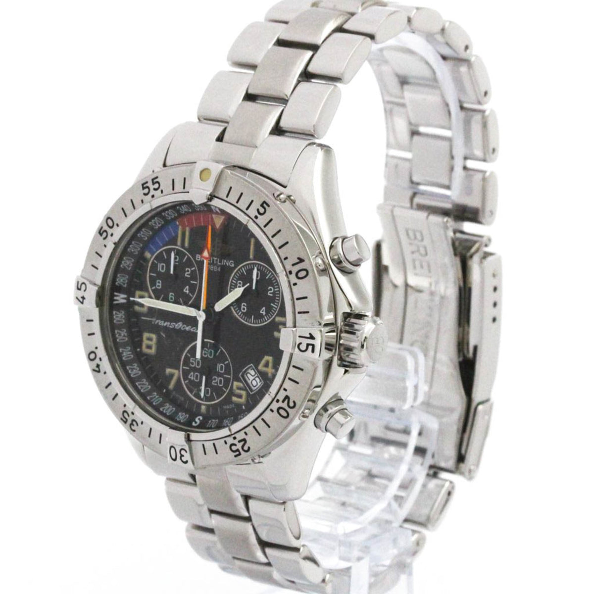 PRE-OWNED Breitling Transocean Chronograph · Steel