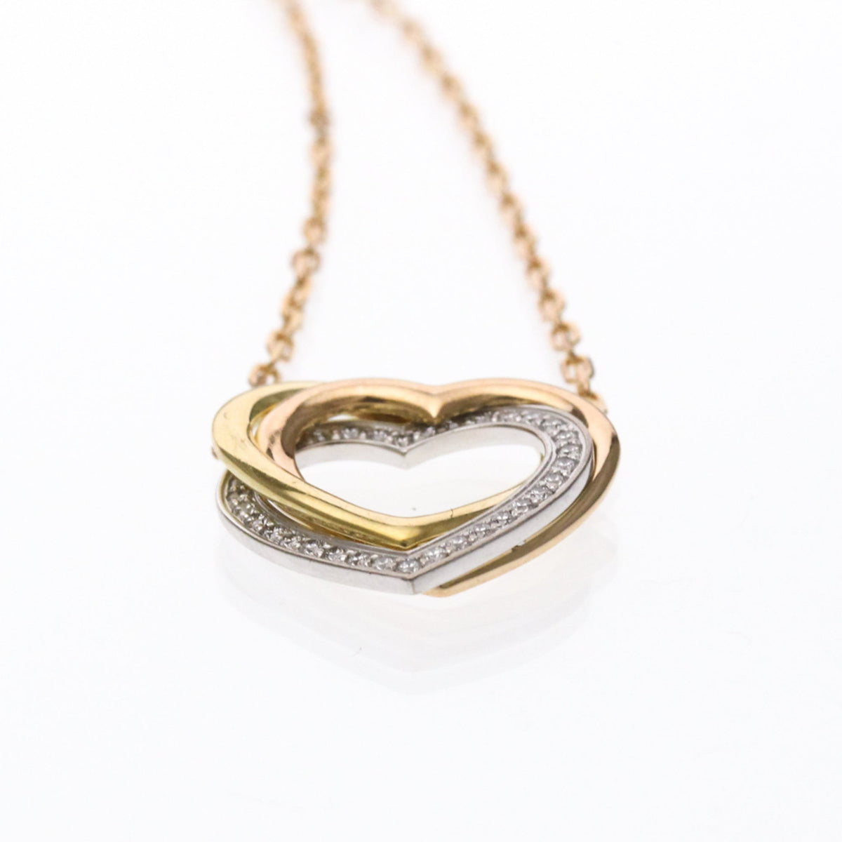 PRE-OWNED Cartier Trinity · Tri-Gold · Pendant