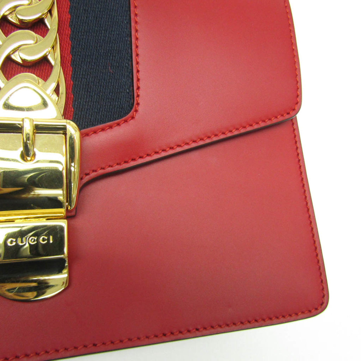 PRE-OWNED Gucci Sylvie · Leather Shoulder Bag