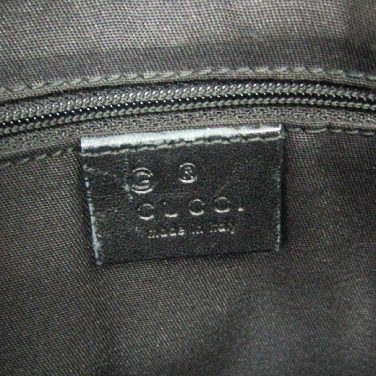 PRE-OWNED Gucci Guccissima · Bamboo · Leather Tote