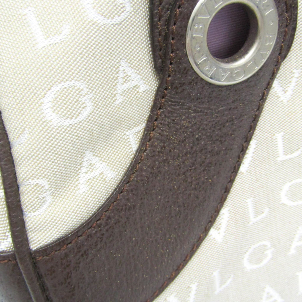 PRE-OWNED Bvlgari Logomania Winona Boston Small