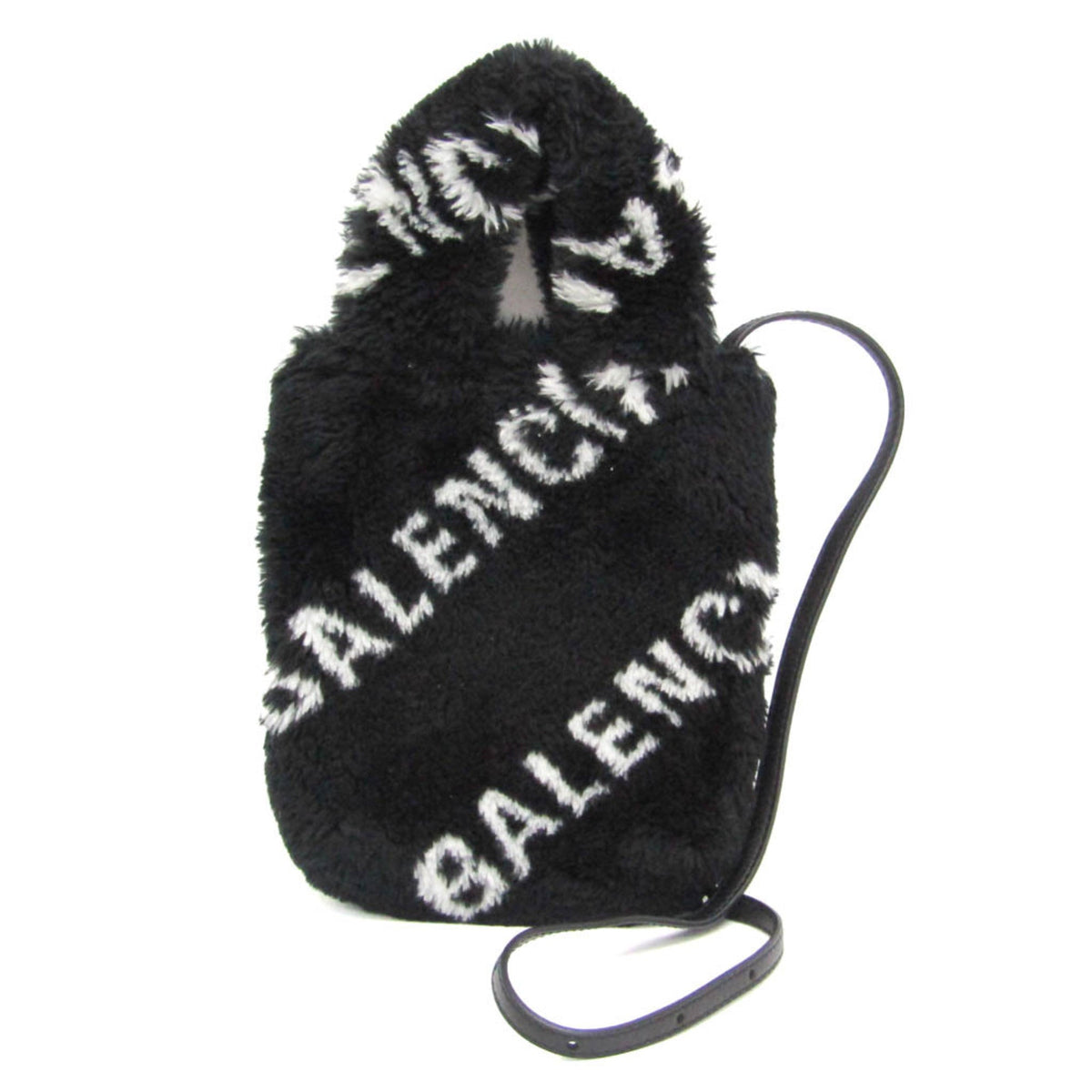 PRE-OWNED Balenciaga Everyday Phone Holder · Faux Fur