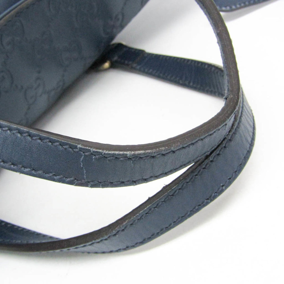 PRE-OWNED Gucci Guccissima · Calfskin · Gold Hardware