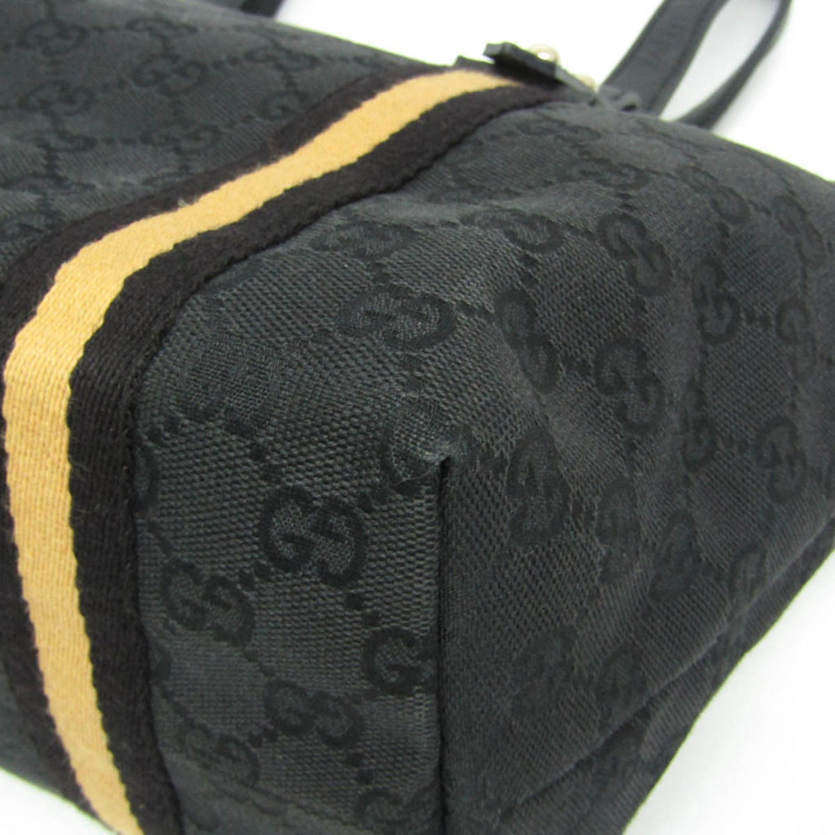 PRE-OWNED Gucci Sherry Line · GG Canvas Tote