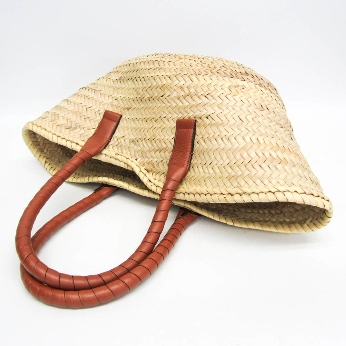 PRE-OWNED Chloé Marcie Basket · Raffia & Leather