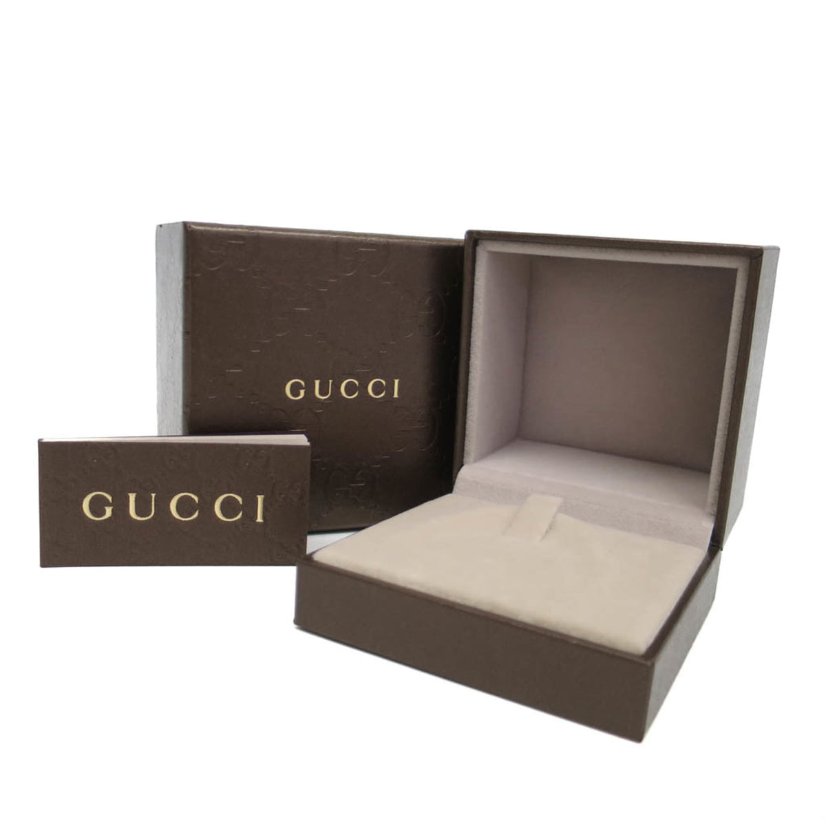 PRE-OWNED Gucci Octagon · Platinum Size 6.75